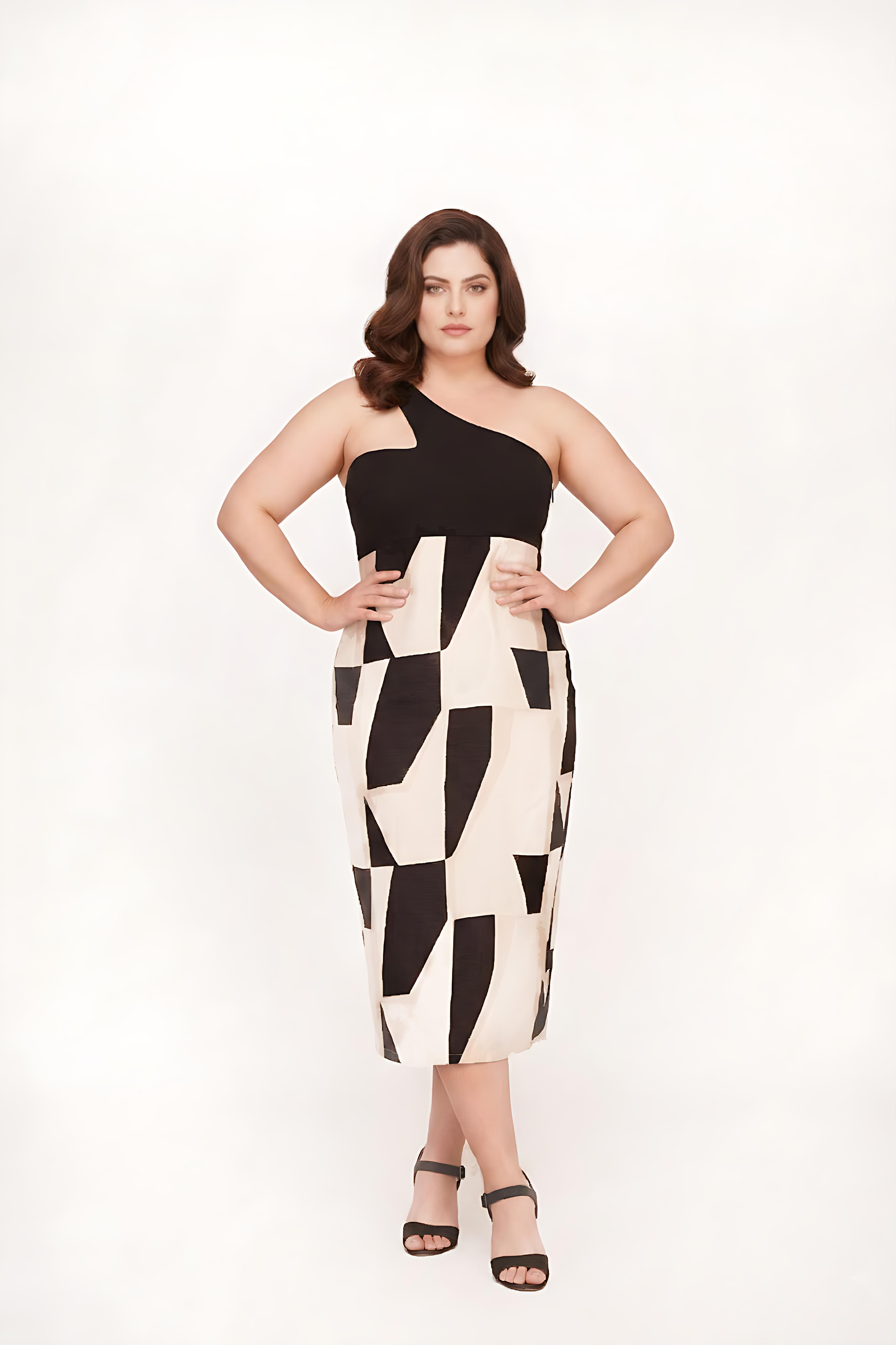 Eternal Chic Abstract Dress