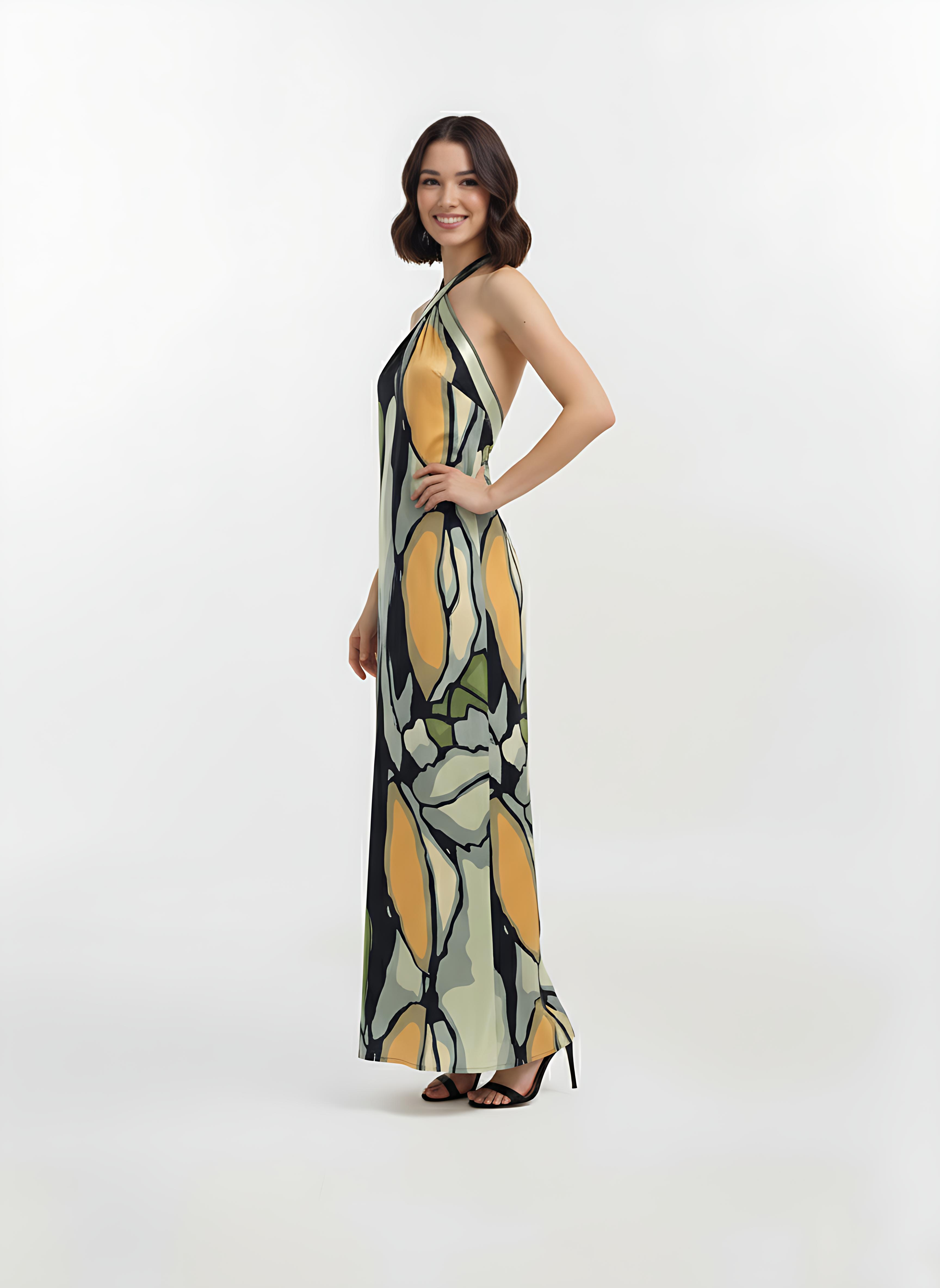 Olive Dawn Maxi Dress