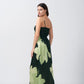 Verdant Allure Ruched Dress