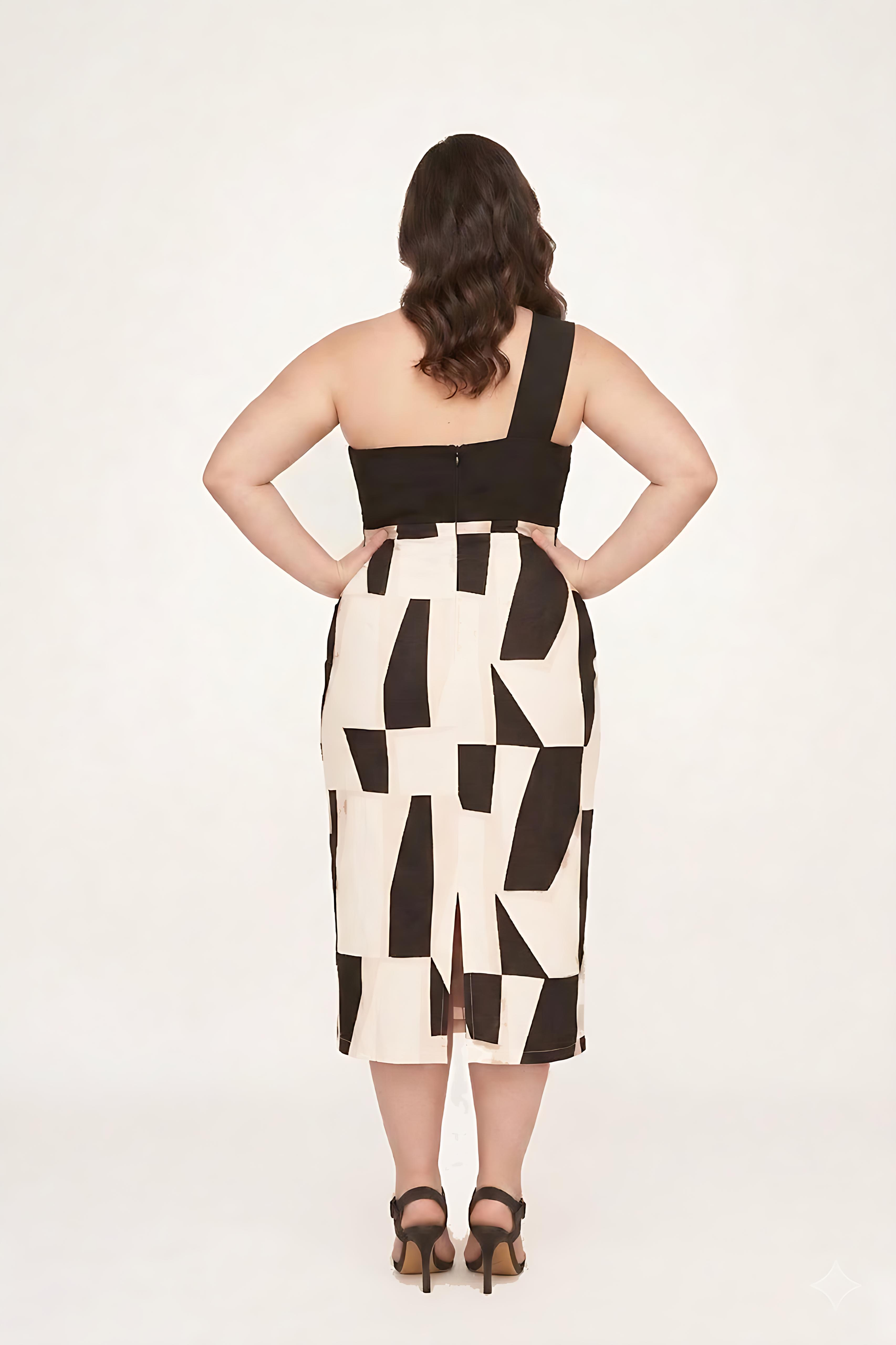Eternal Chic Abstract Dress