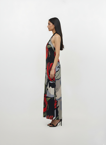 Crimson Bloom Dress