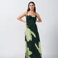 Verdant Allure Ruched Dress