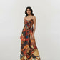 Sunlit Mosaic Maxi Dress