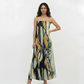 Amber Leaf Crepe Dress