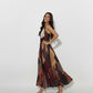 Autumn Aura Tie-Waist Dress