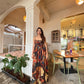 Sunlit Mosaic Maxi Dress