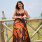 Radiant Terra Crepe Dress