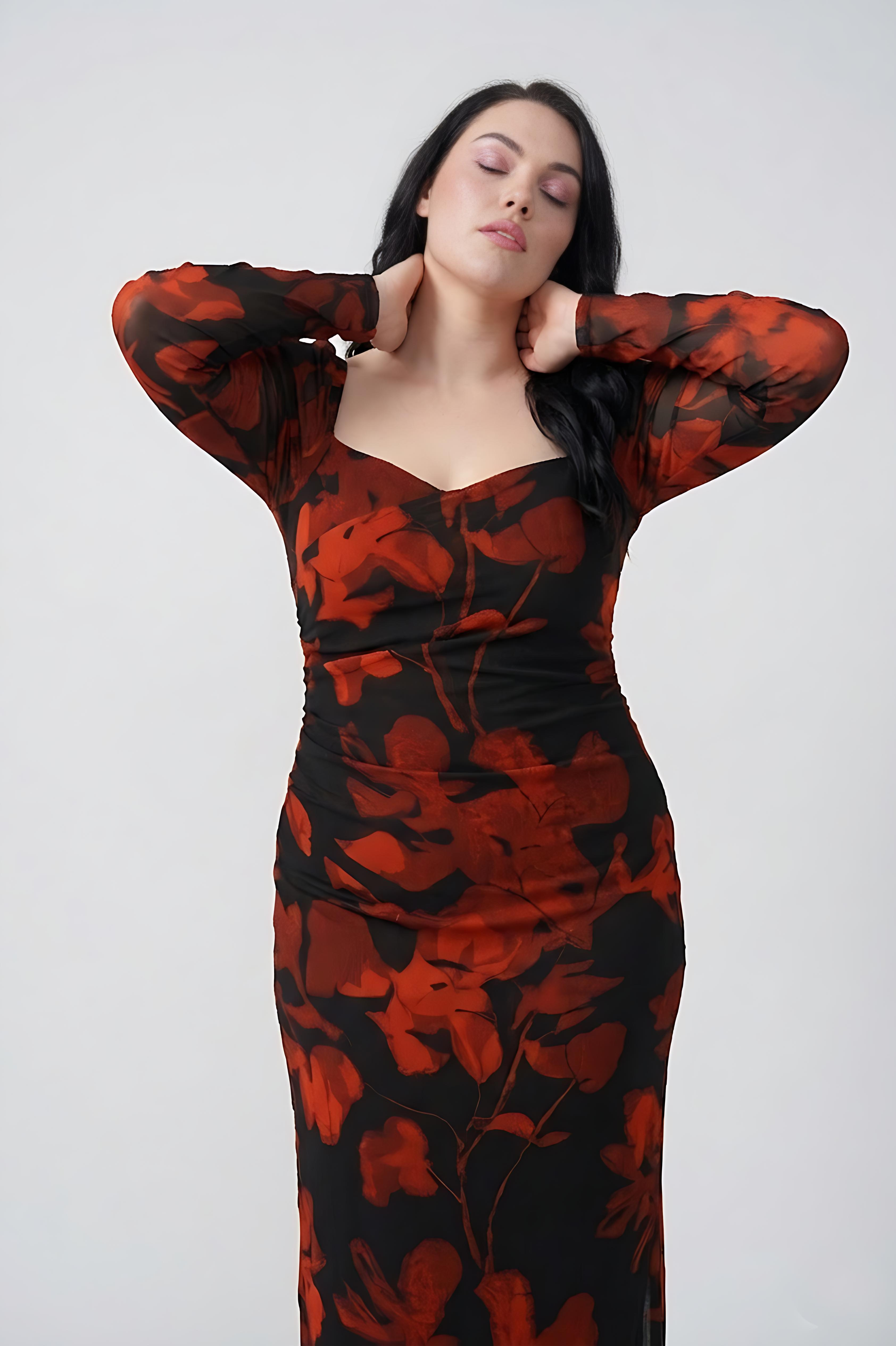 Scarlet Petal Elegance