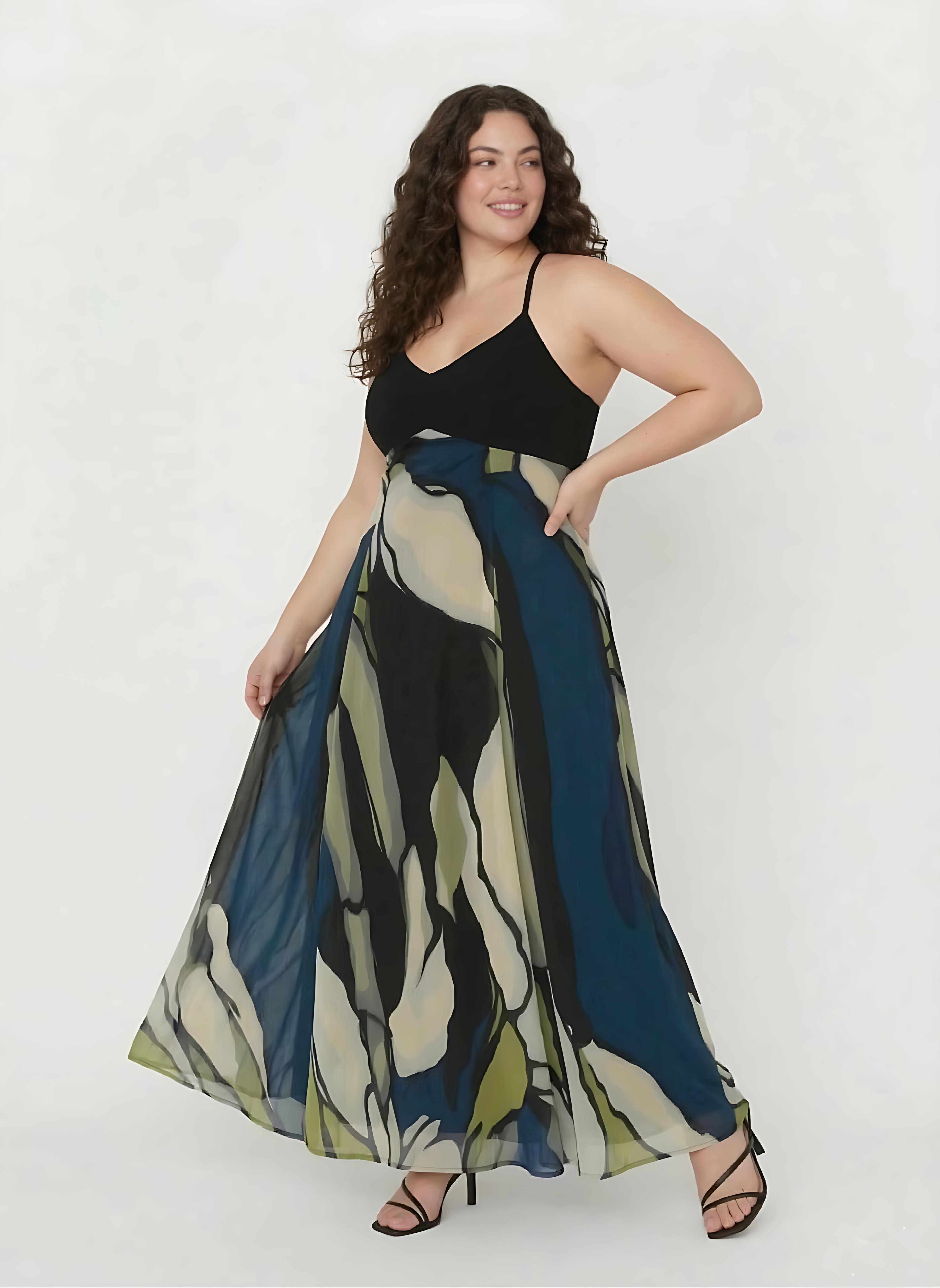Olive Dusk Halter Dress