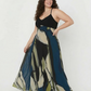 XL floral crepe ankle-length dress, perfect for parties, dinners, and evening plans