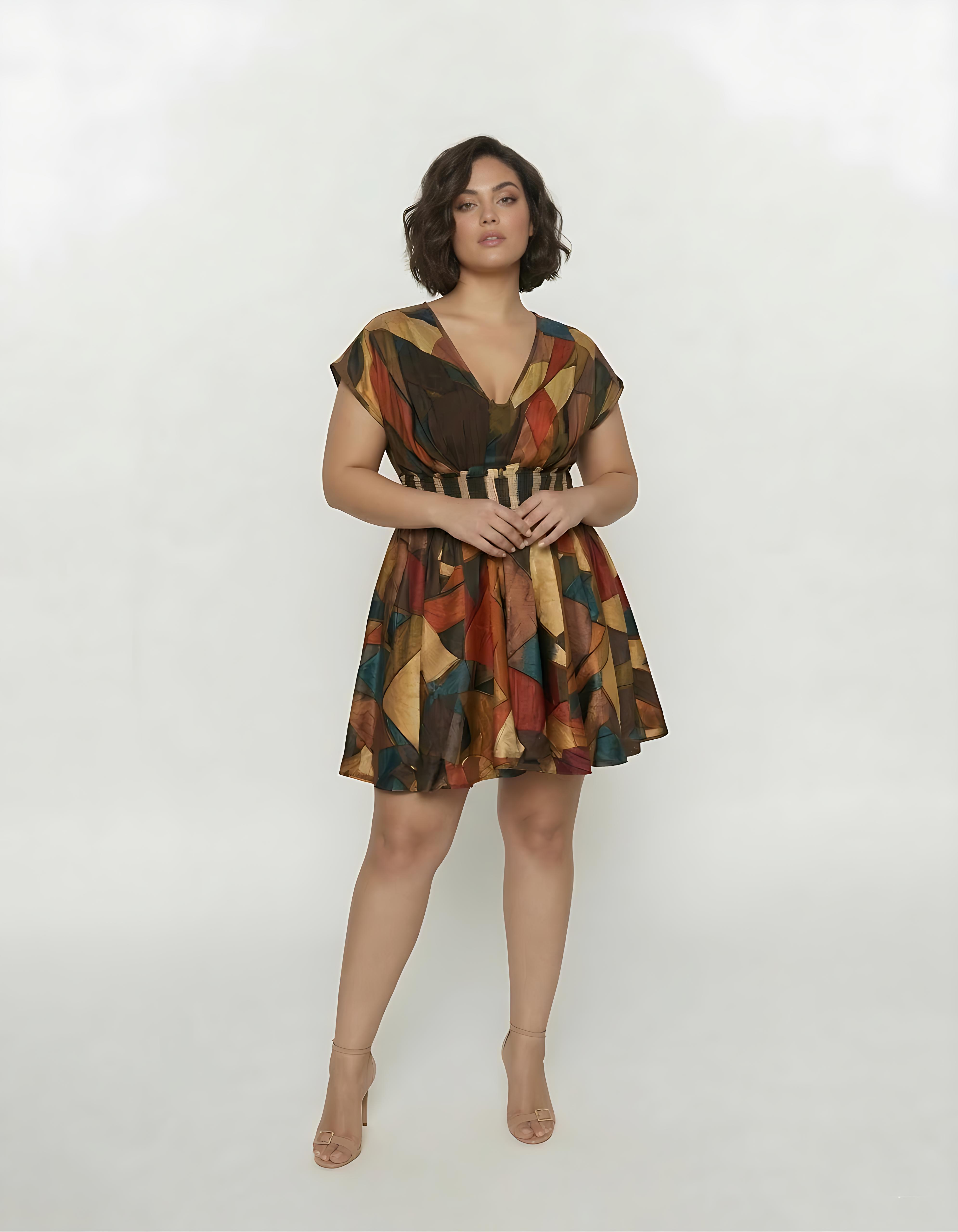 Rustic Mirage Chinon Dress